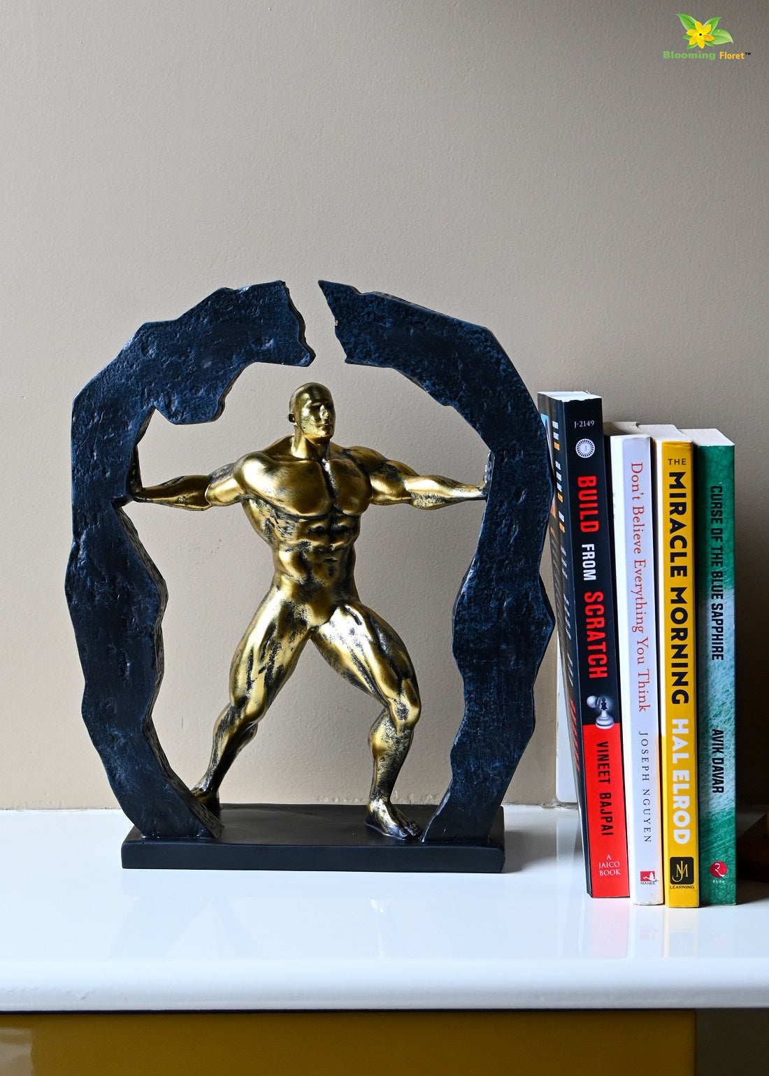 Body Builder Figurine-Gold