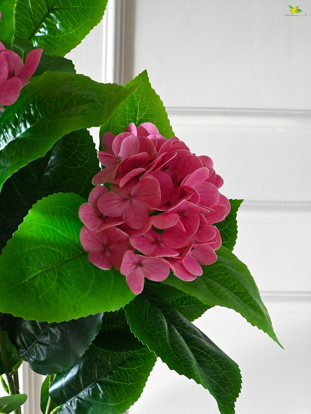Artificial Hydrangea Flower Bunch - Dark Pink