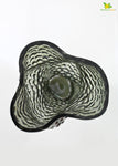 Twisted Glass Vase - Black