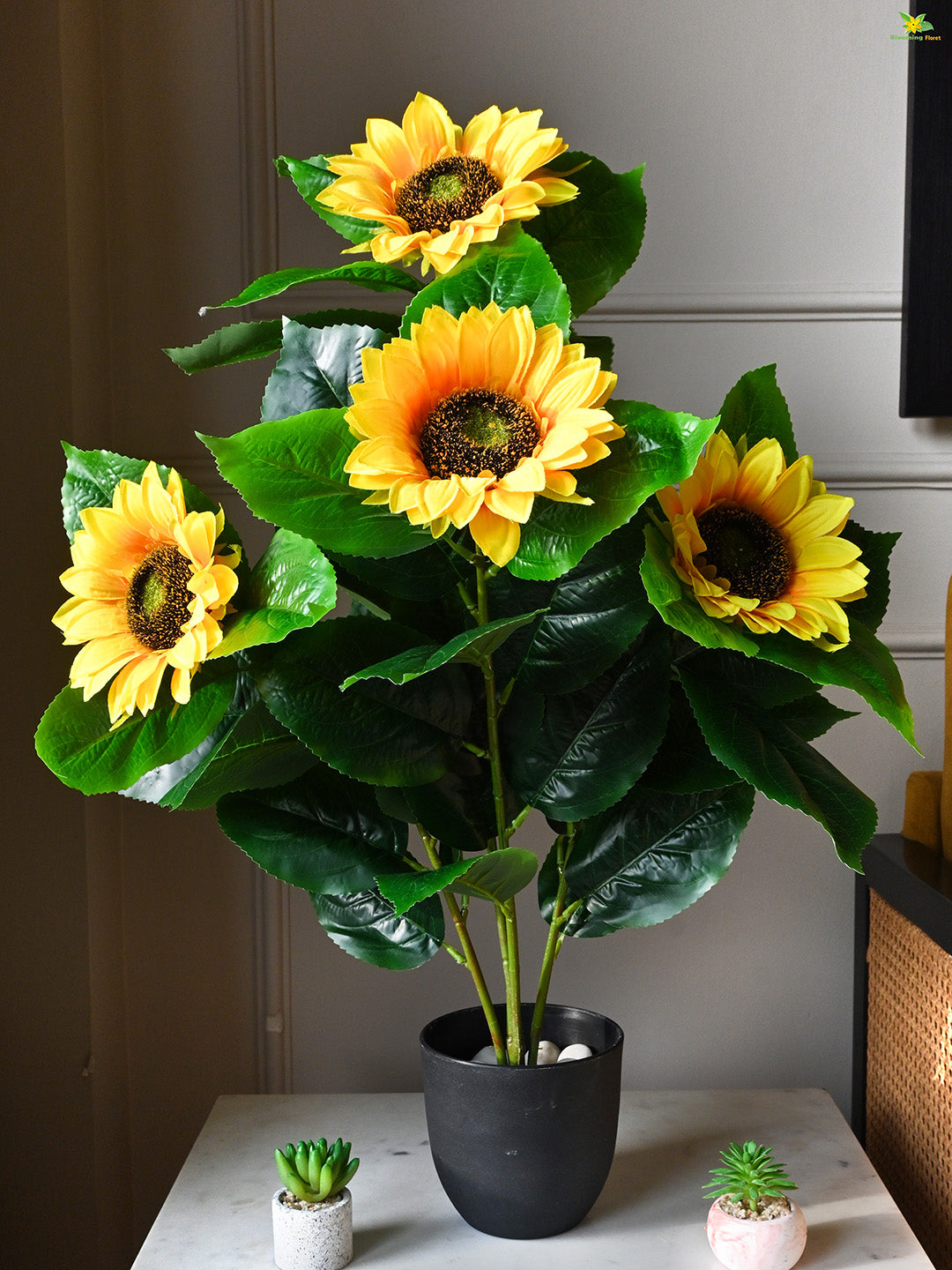 Artificial Sunflower Bunch for Decor