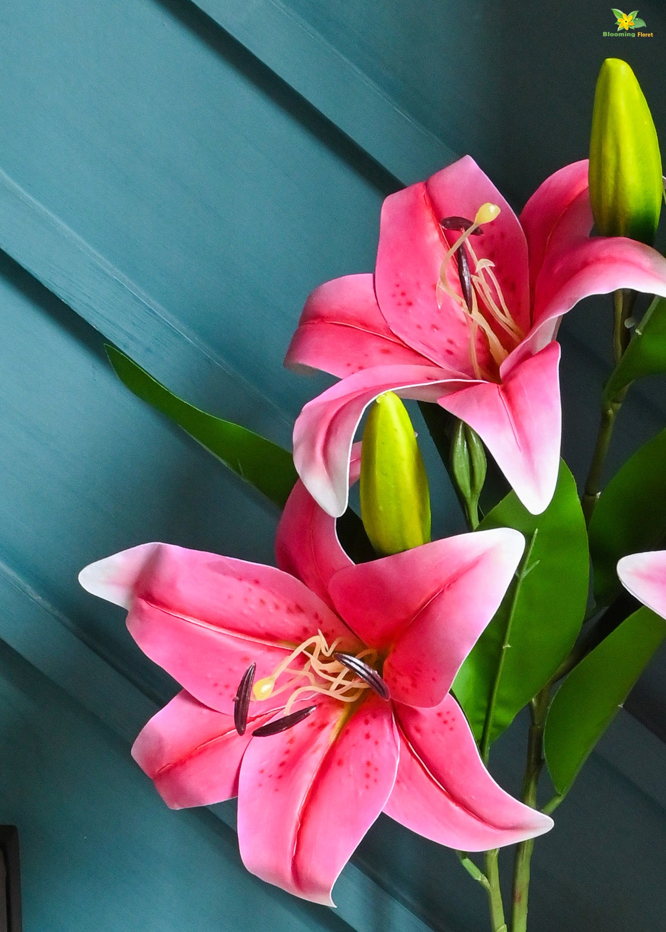 Artificial Lily Flower Stick for Decor