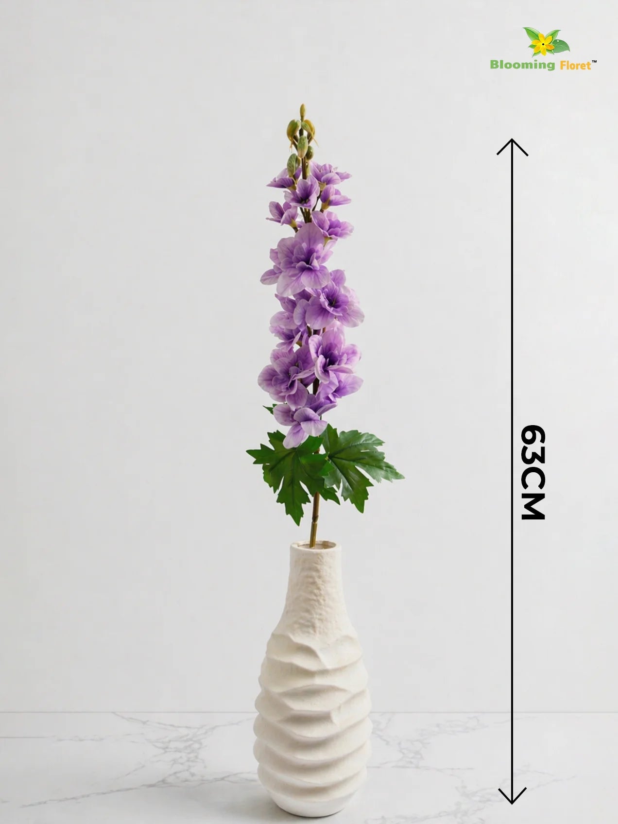 Delphinium Flower Stick | Lavender | 88 cm