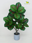Artificial Aglaonema Plant – 95 cm, 33 Leaves, with Basic Pot