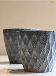 Ribbed Pattern Round Planter / Pots