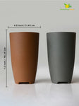 Exquisite Melamine Planters — Pair of 2