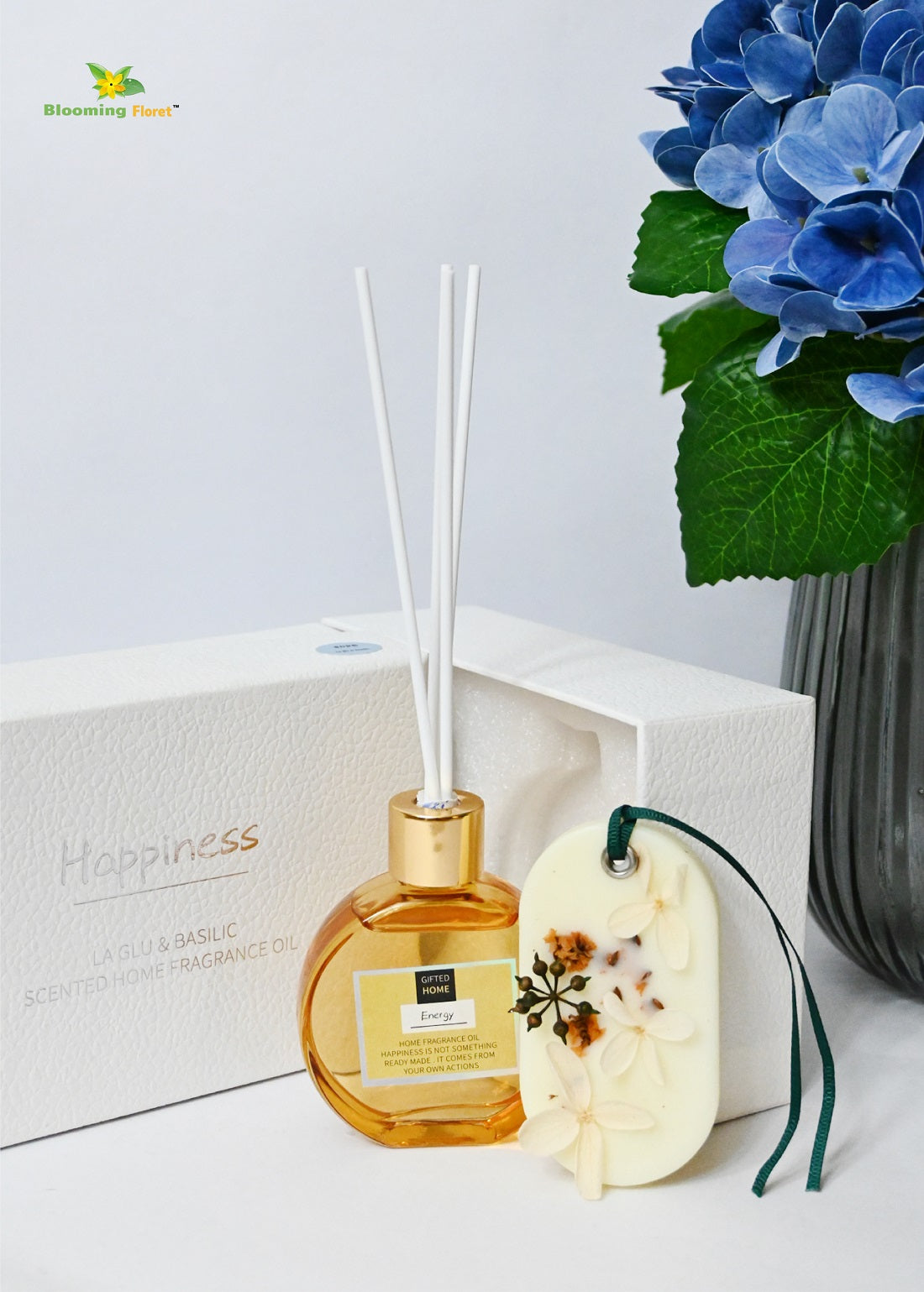 Reed Fragrance Diffuser with Air Freshener