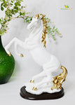 Horses with Gold hair Statue & Showpiece