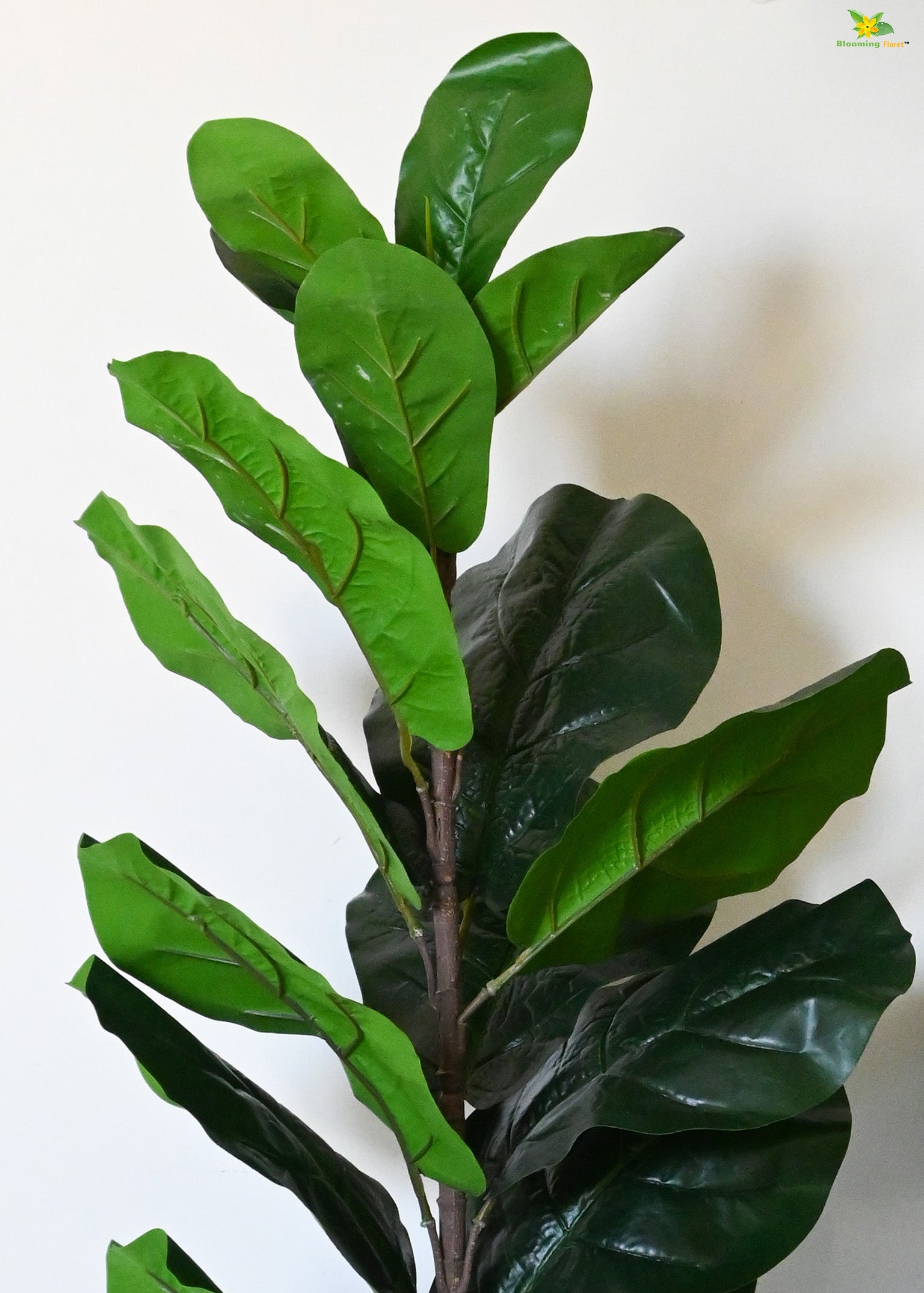 Artificial Fiddle-Leaf Fig Plant for Decor 21 Leaves with Basic Pot | 86.3 cm