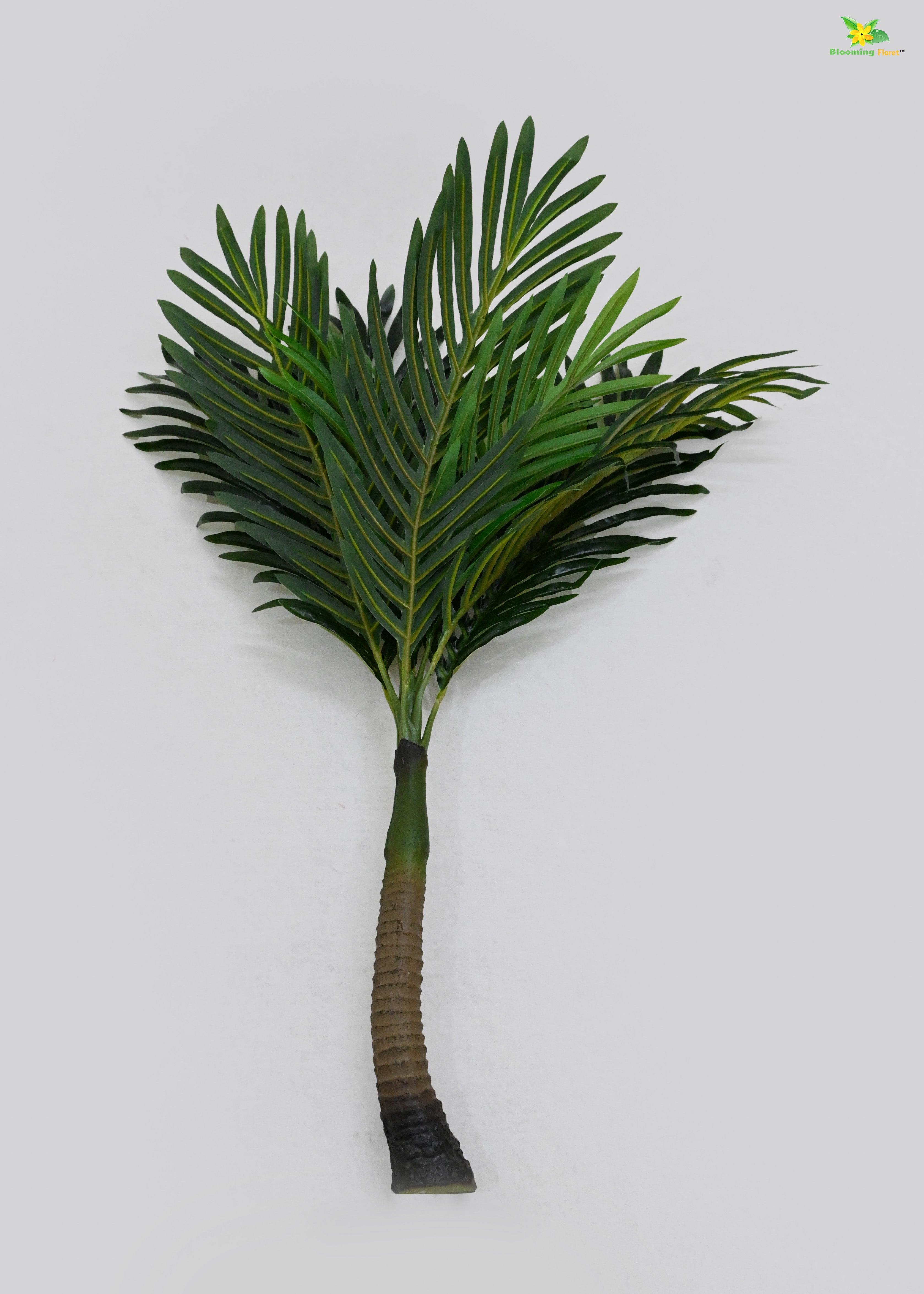 Artificial Bonsai Palm Tree for Decor | 9 Leaves With Basic Pot | 68.5 cm