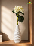 Hydrangea Flower Stick | White | 63 cm