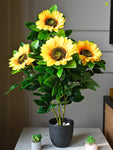 Artificial Sunflower Bunch for Decor