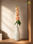 Delphinium Flower Stick | Peach | 88 cm