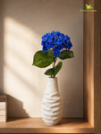Hydrangea Flower Stick | Dark Blue | 63 cm