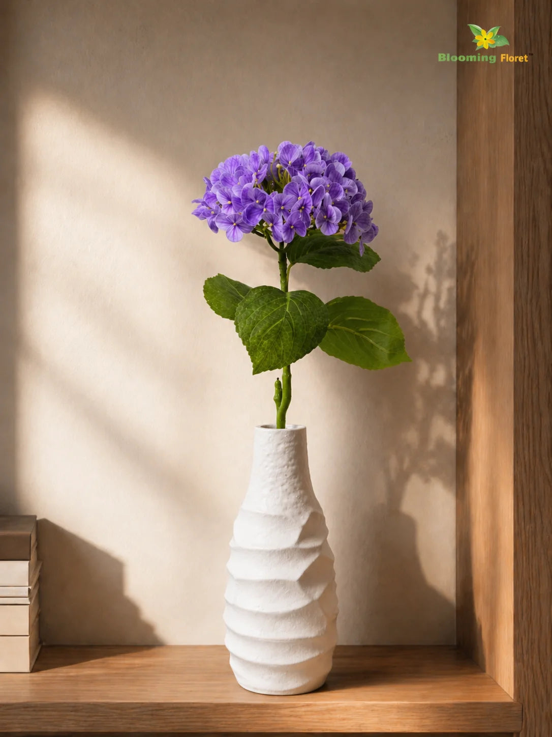Hydrangea Flower Stick | Lavender | 63 cm