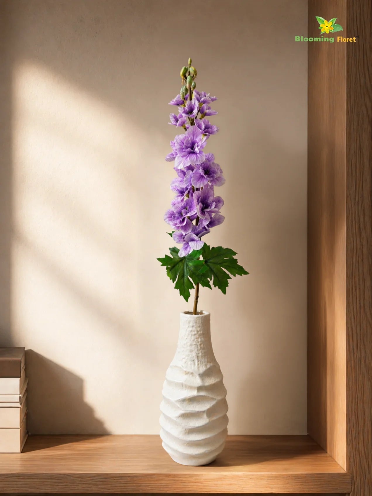 Delphinium Flower Stick | Lavender | 88 cm
