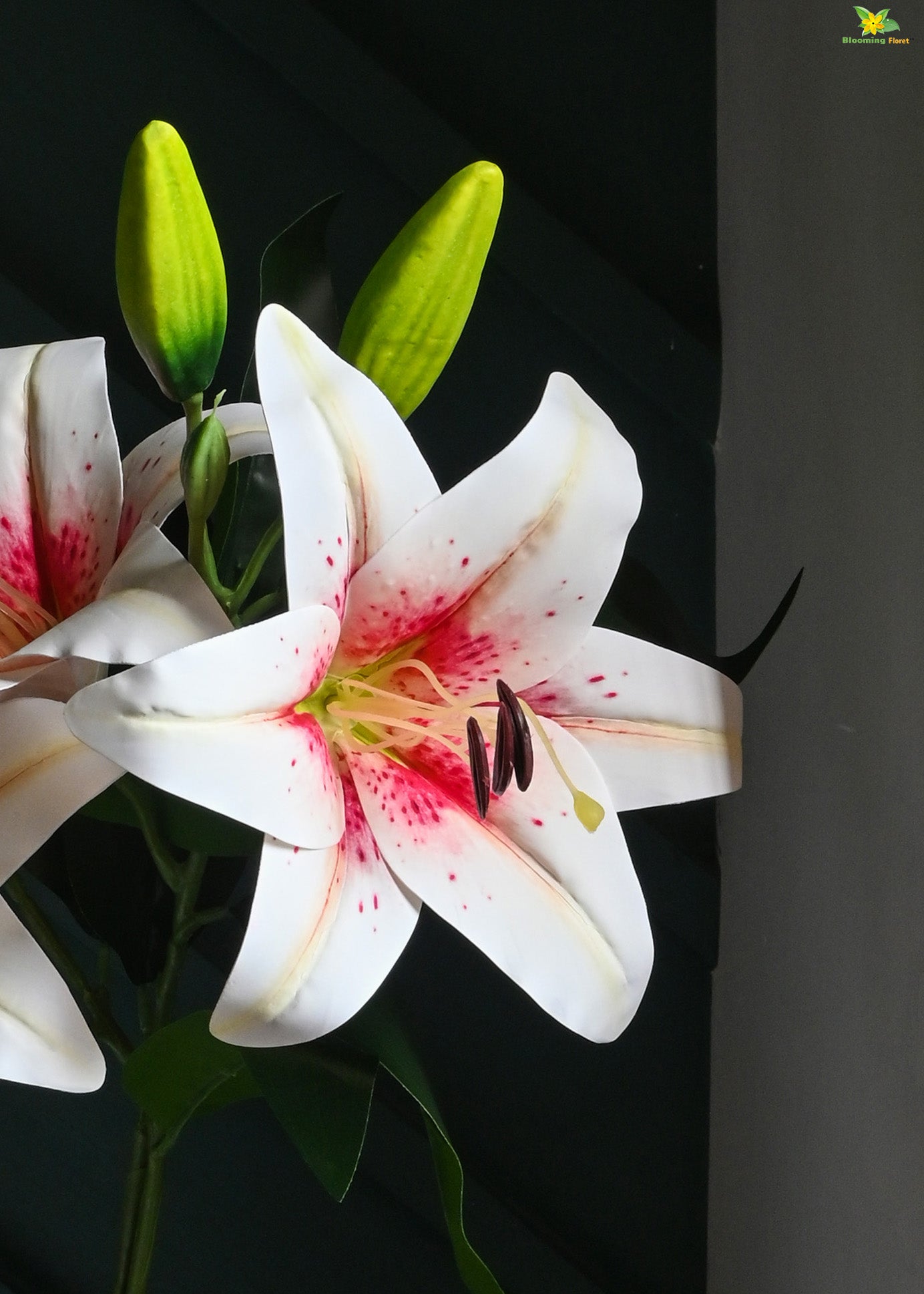 Artificial Lily Flower Stick for Decor