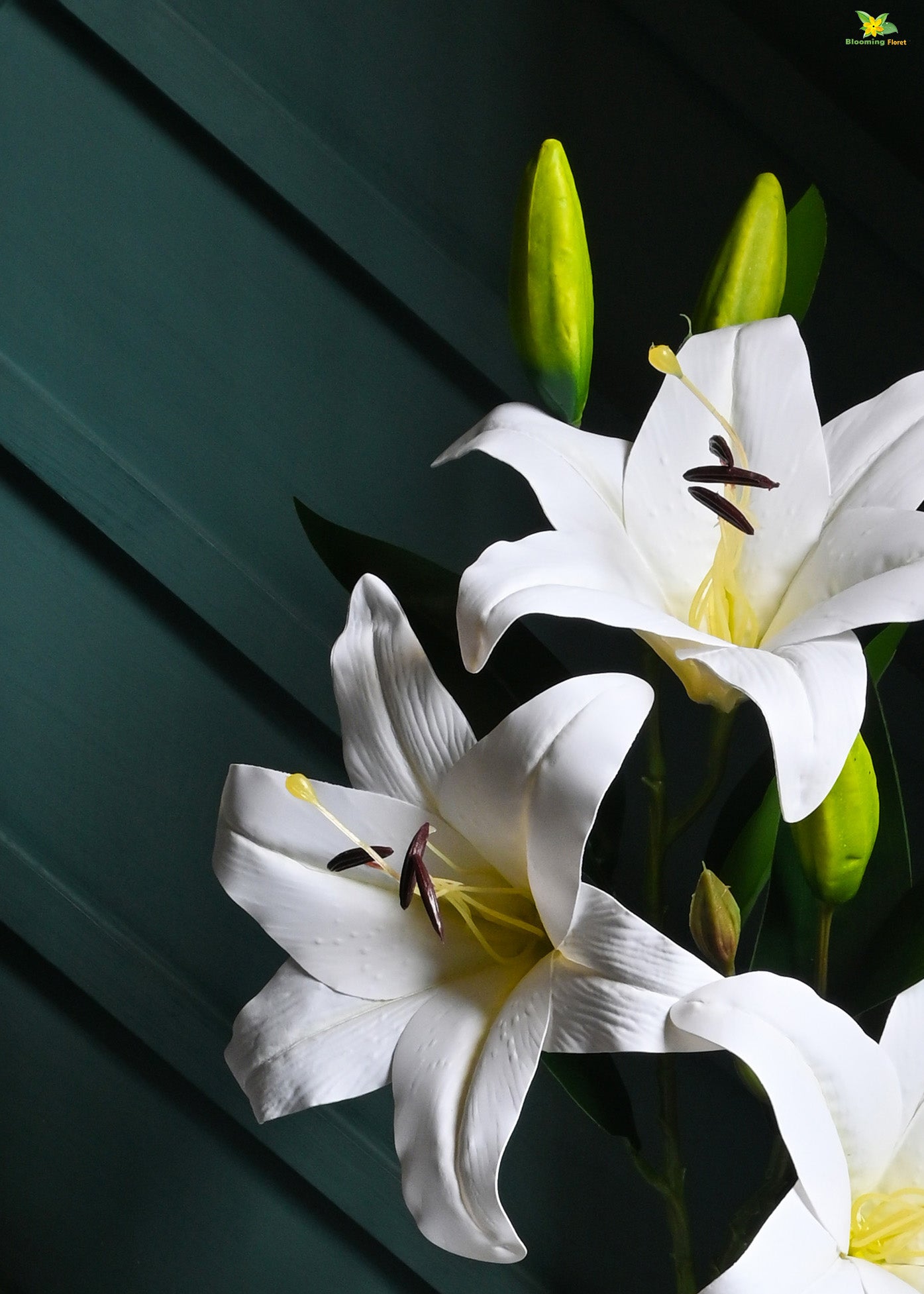 Artificial Lily Flower Stick for Decor