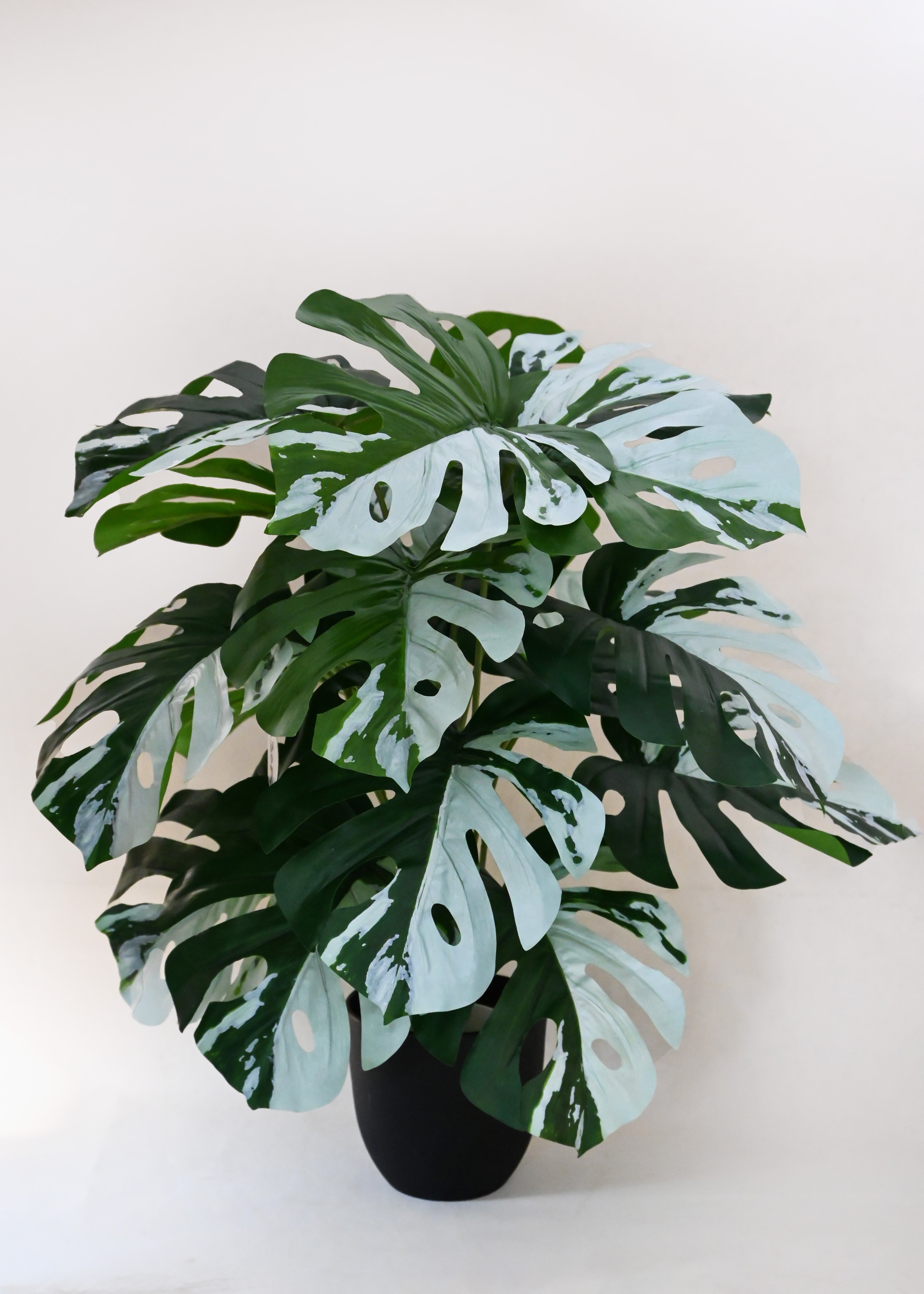 Artificial Monstera Plant for Decor | 18 Leaves with Basic Pot | 78.7 cm