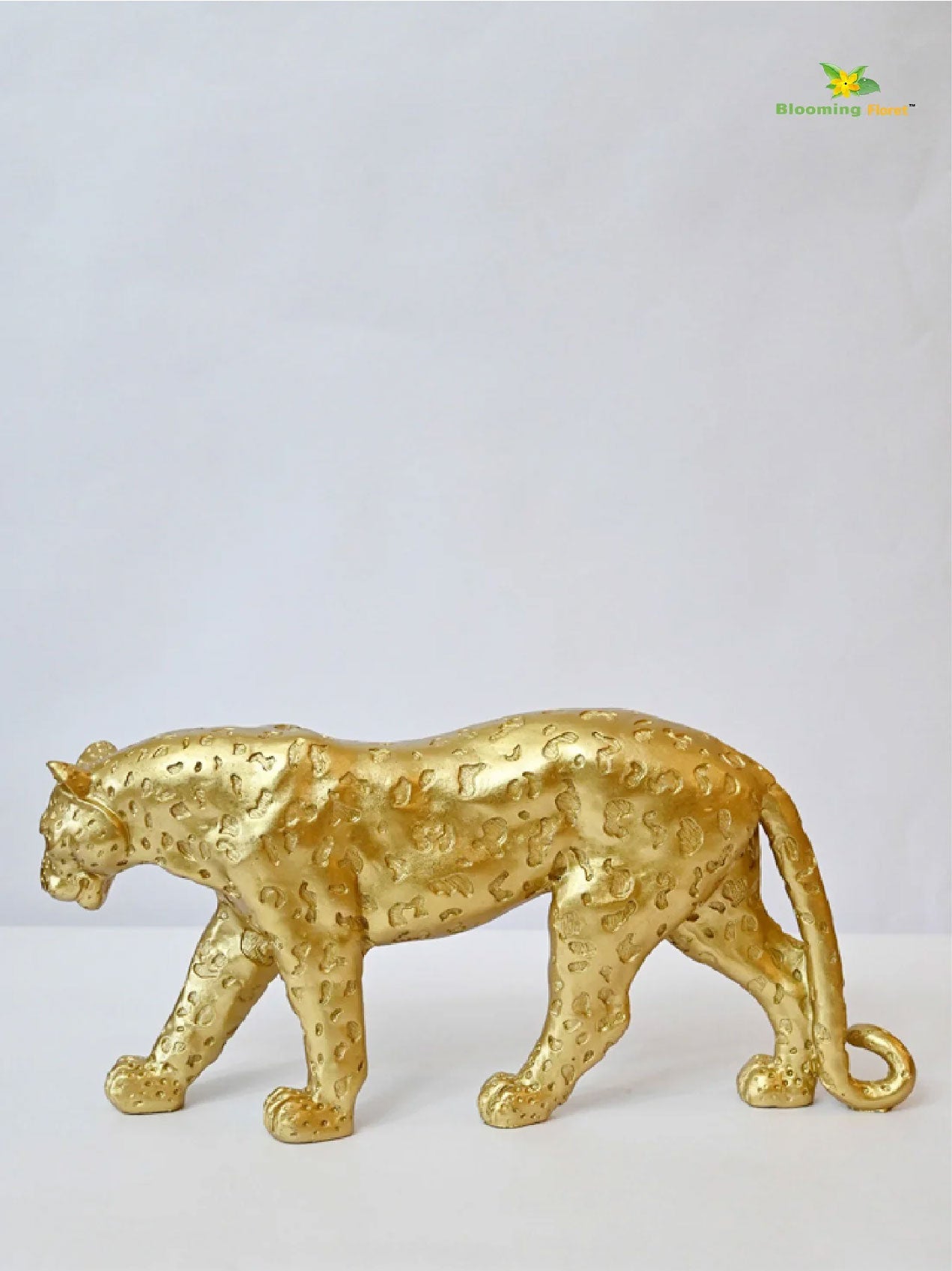 Gold Leopard Figurine