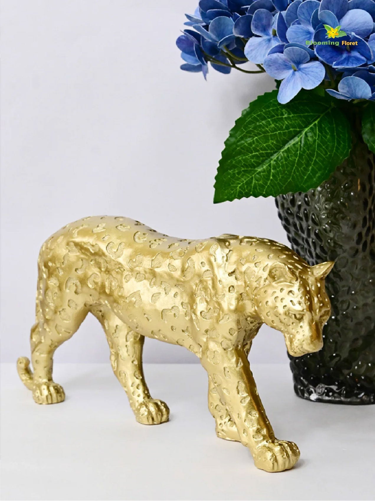 Gold Leopard Figurine