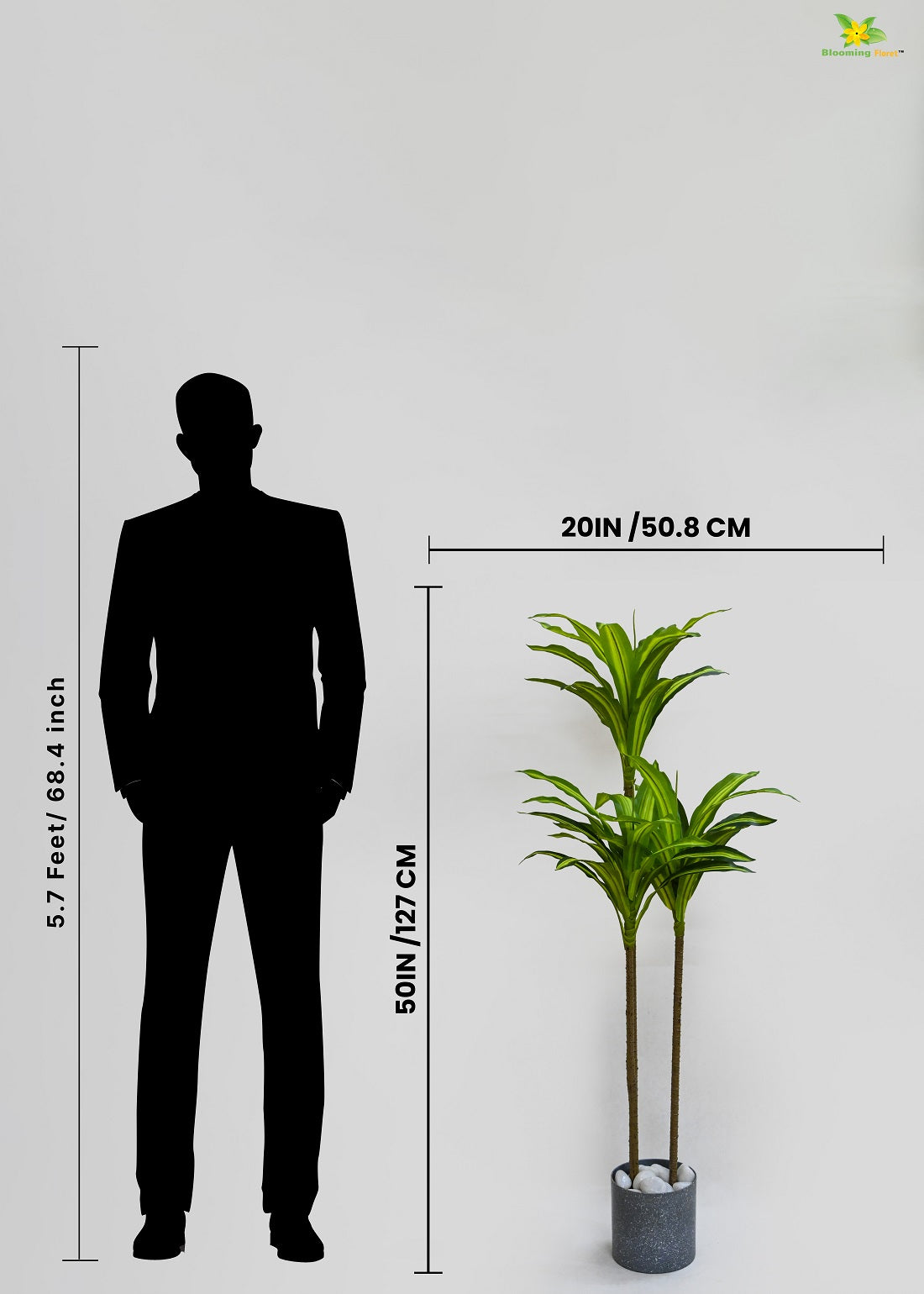 Artificial Dracaena Plant