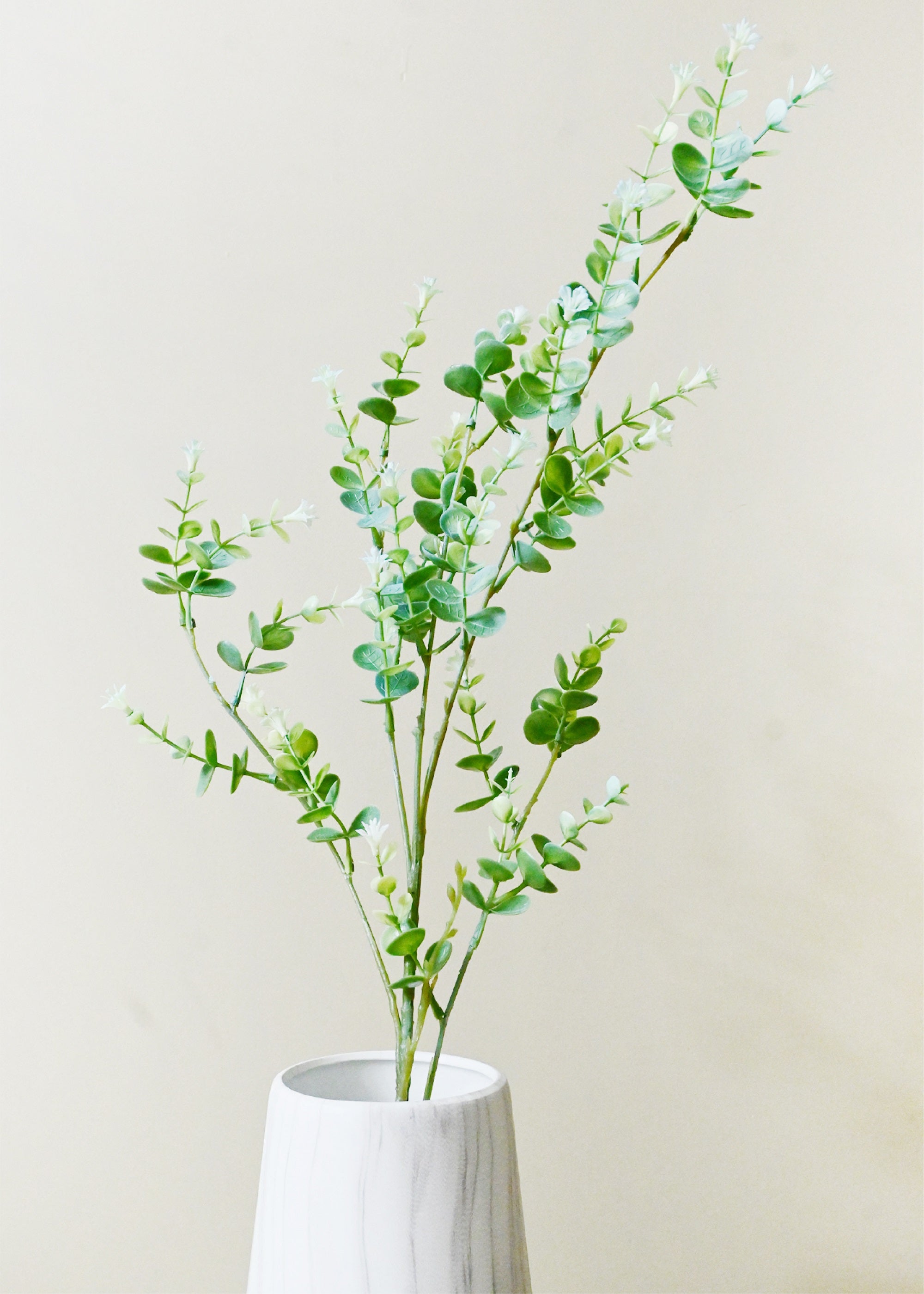 Minimalist Faux Eucalyptus Branch