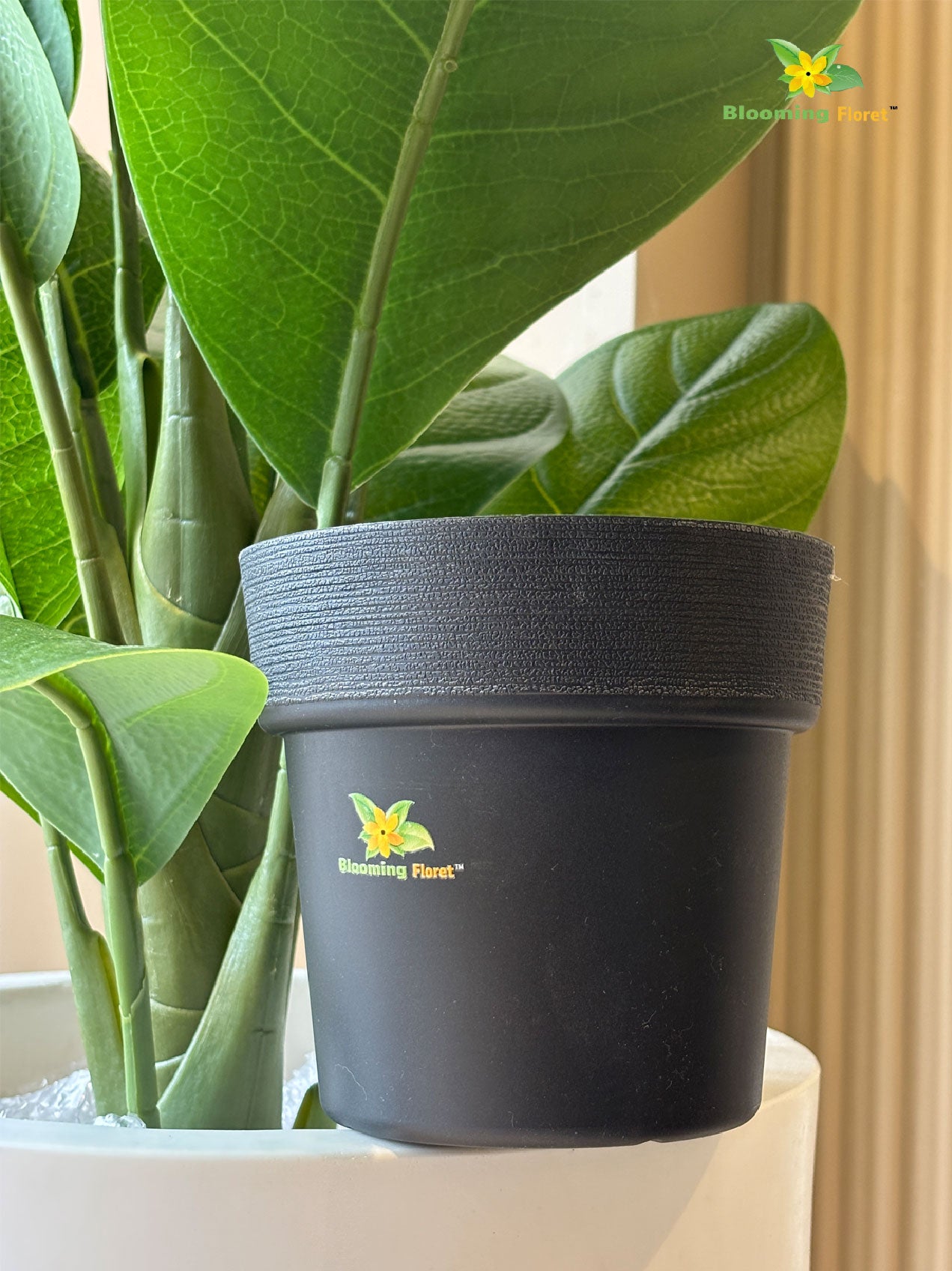 Artificial Jiamei Tourist Banana Plant – 102 cm, with Basic Pot