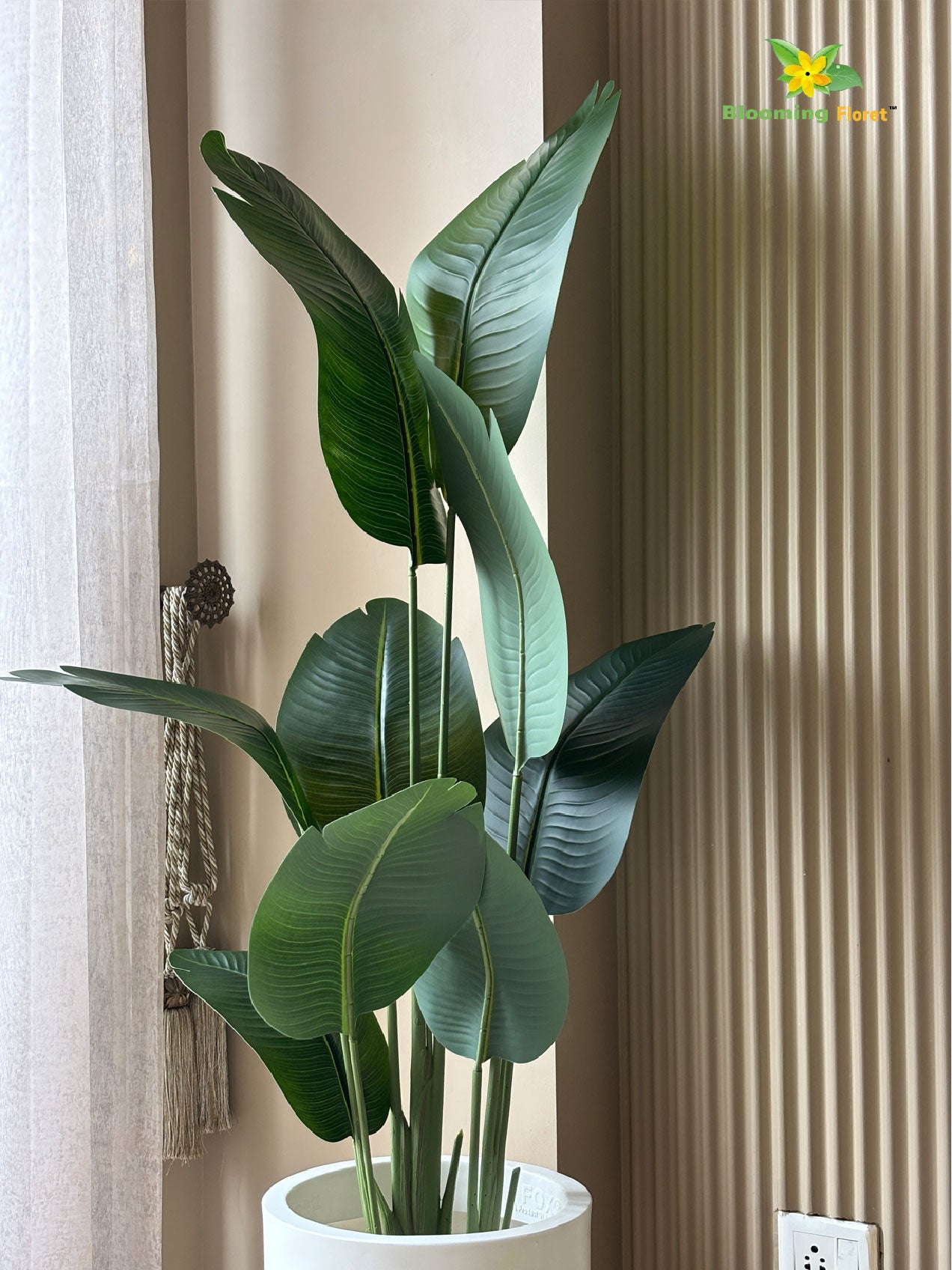 Artificial Banana Plant - 157 cm, with Basic Pot