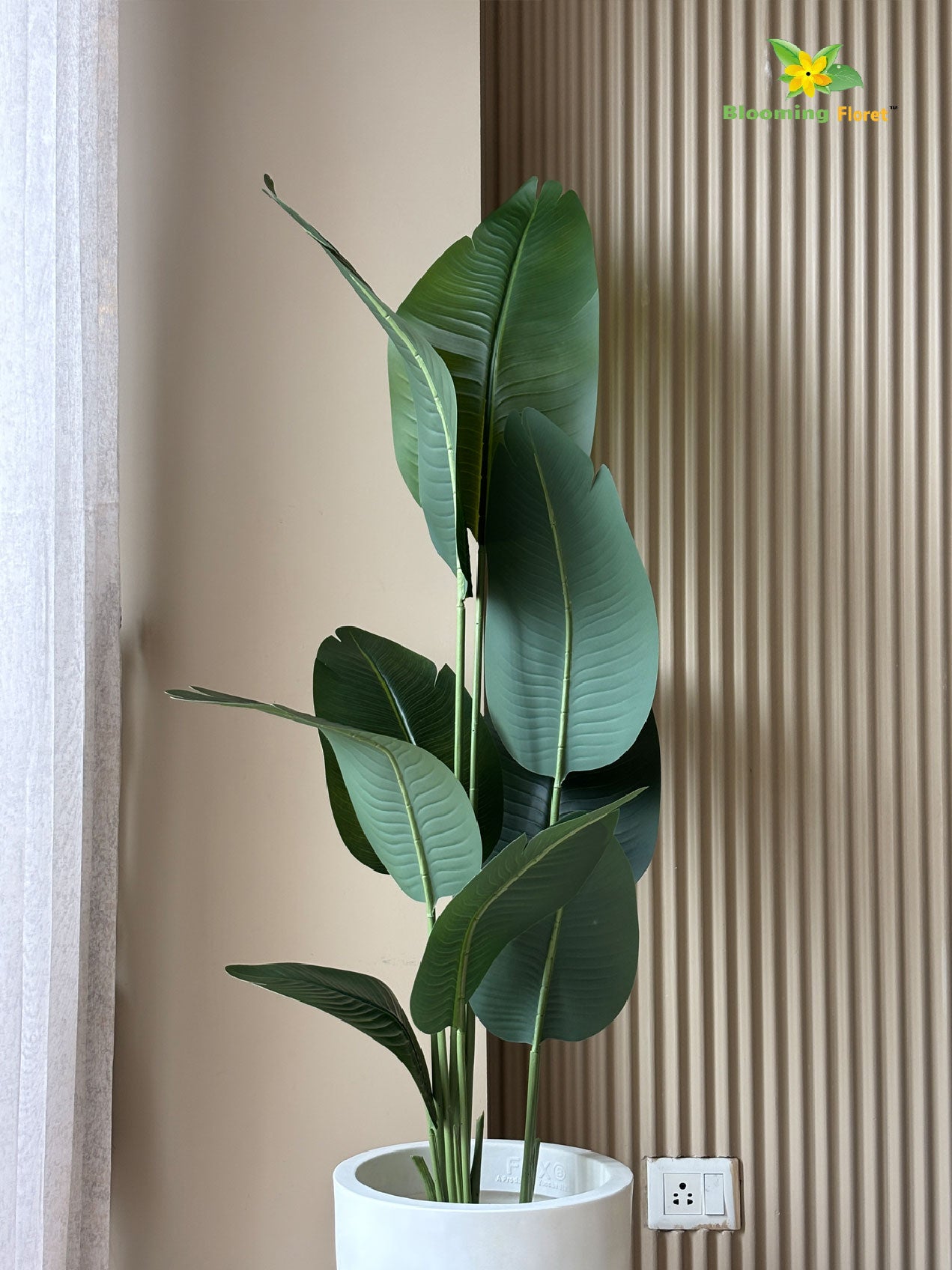 Artificial Banana Plant - 157 cm, with Basic Pot