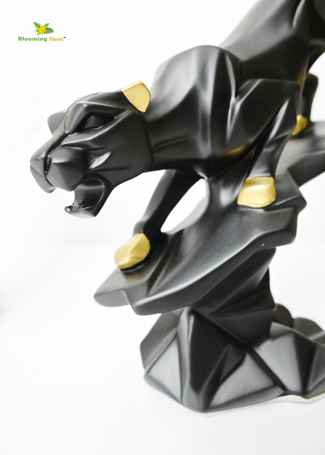 Modern Geometric Panther - Black