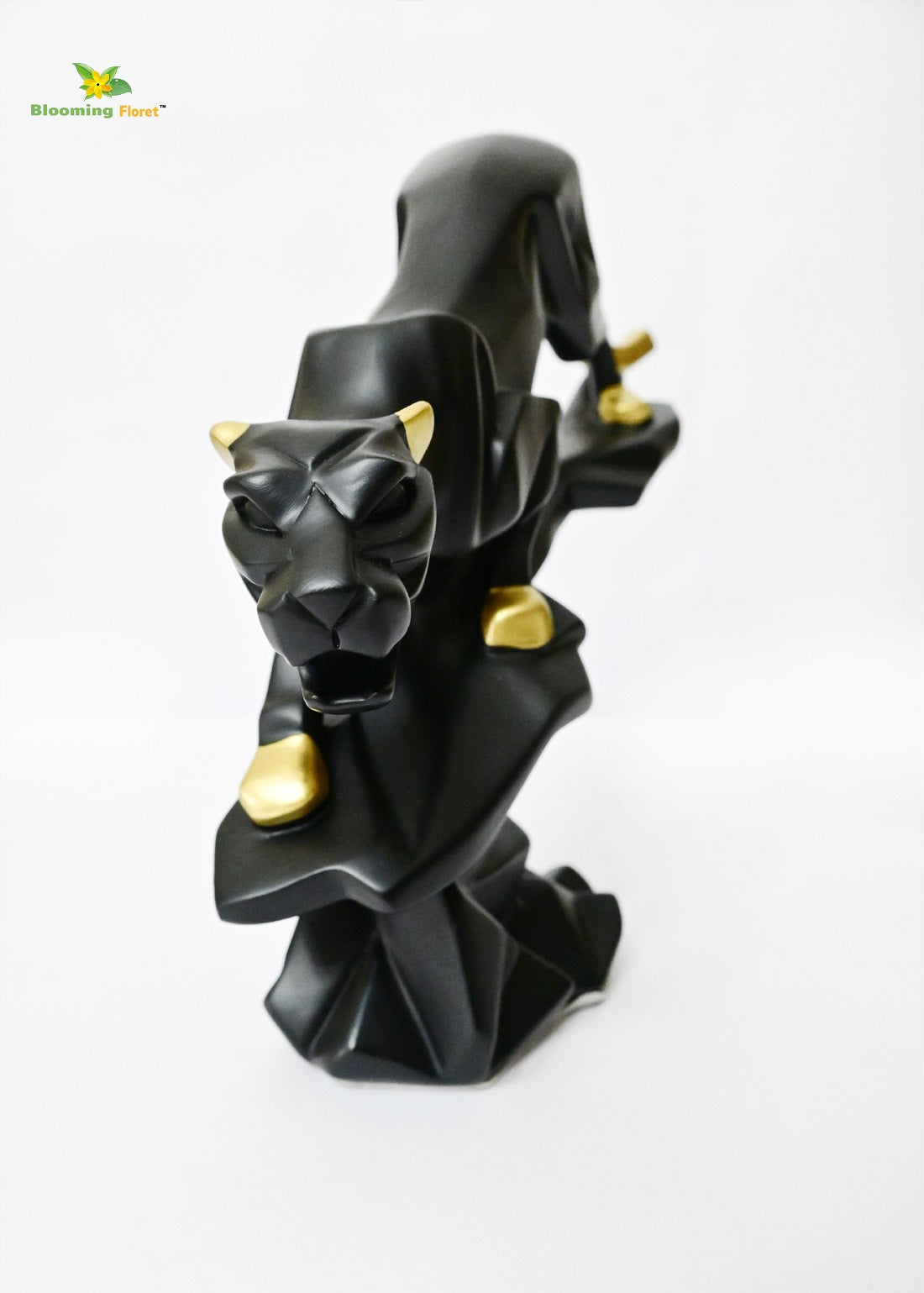 Modern Geometric Panther - Black