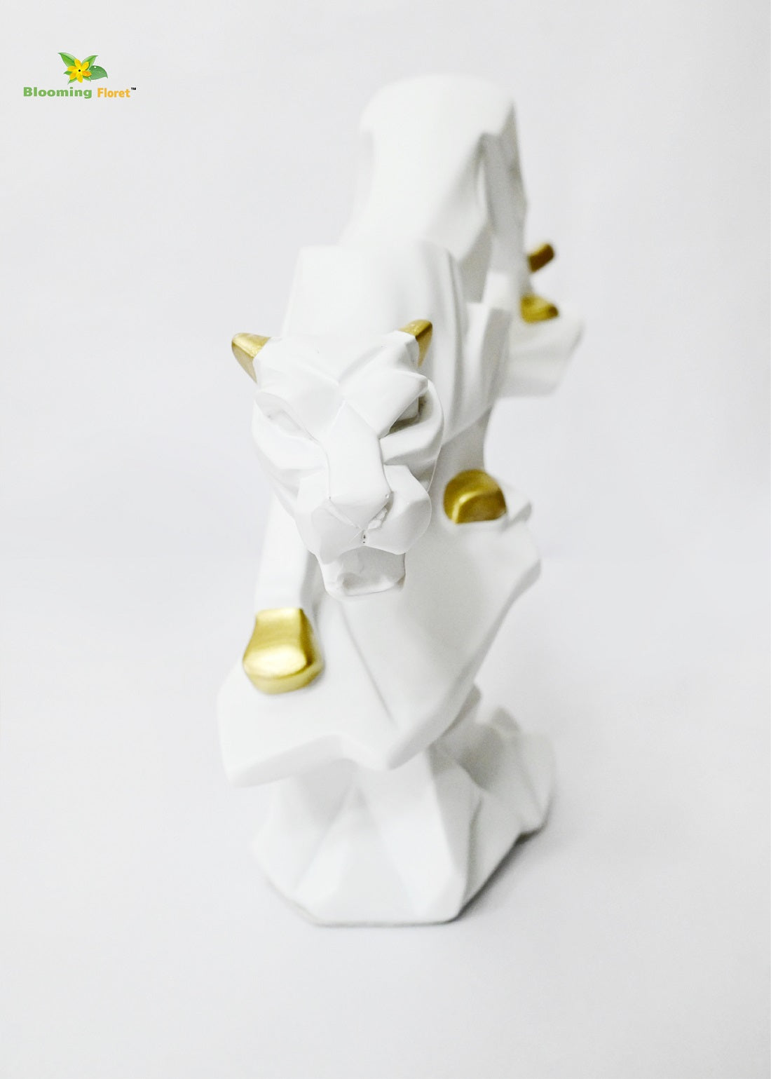 Modern Geometric Panther - White