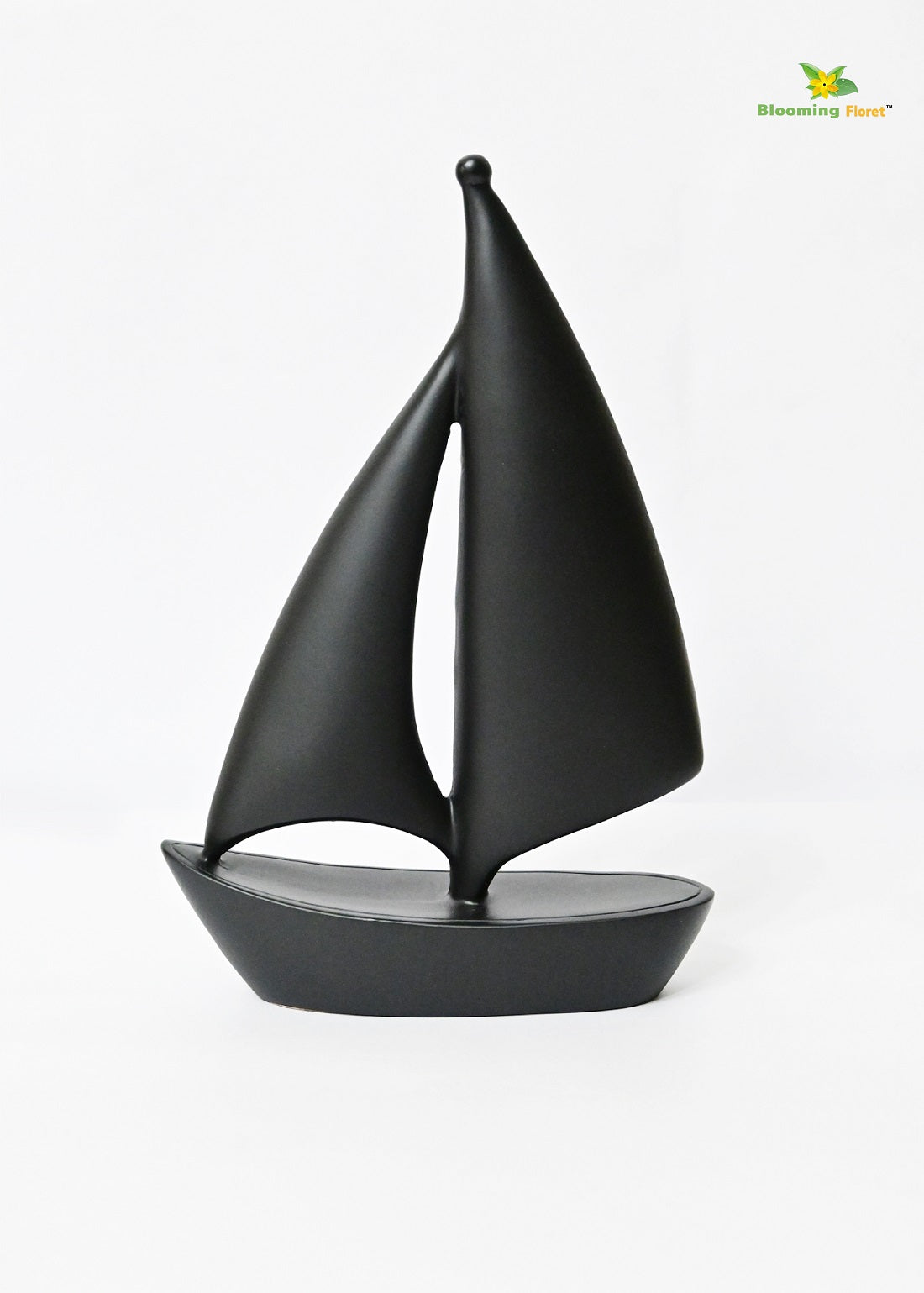 Sailing Ship Statue - Black
