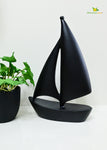 Sailing Ship Statue-Black
