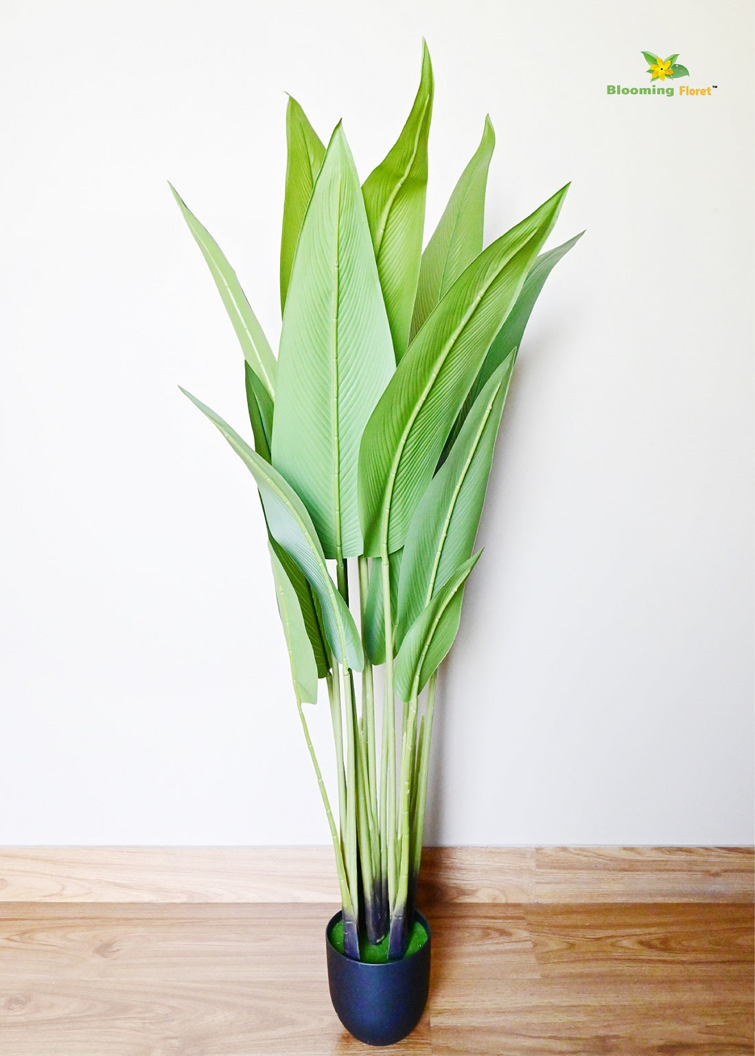 Elegant Artificial Bird of Paradise Plant – Lush Tropical Décor for Home or Office (47.2 Inches)