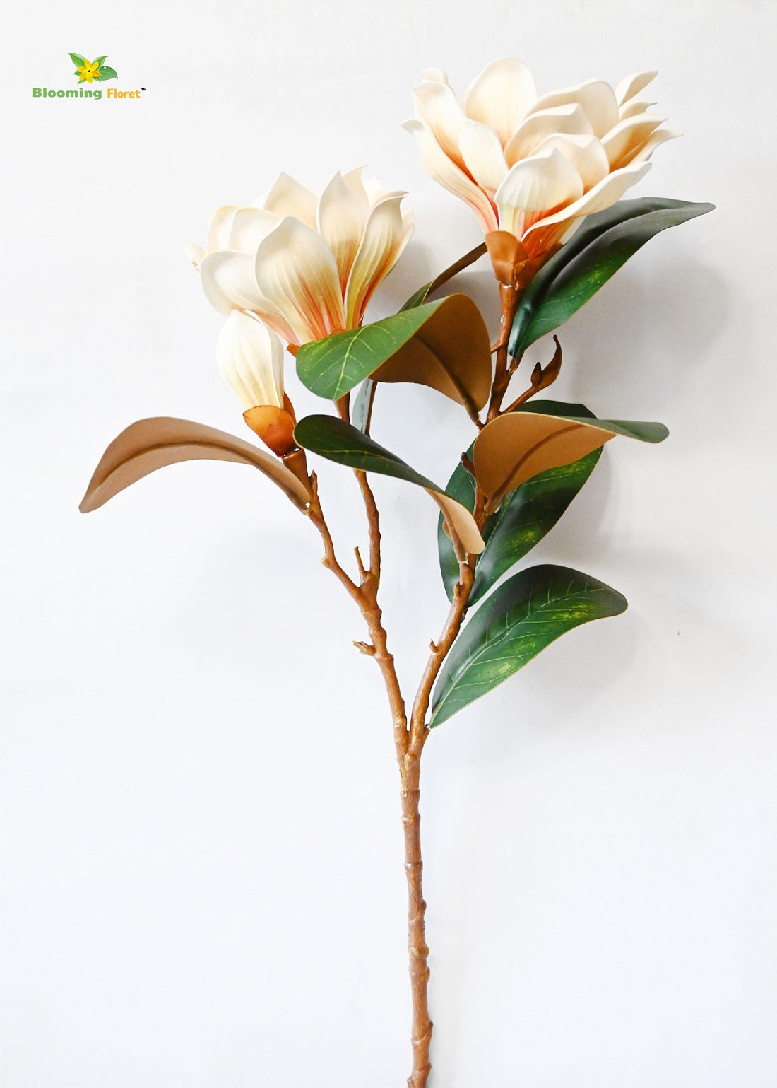 Artificial Magnolia Flower Branch – Elegant Decor in Multiple Colors (78.7 cm)