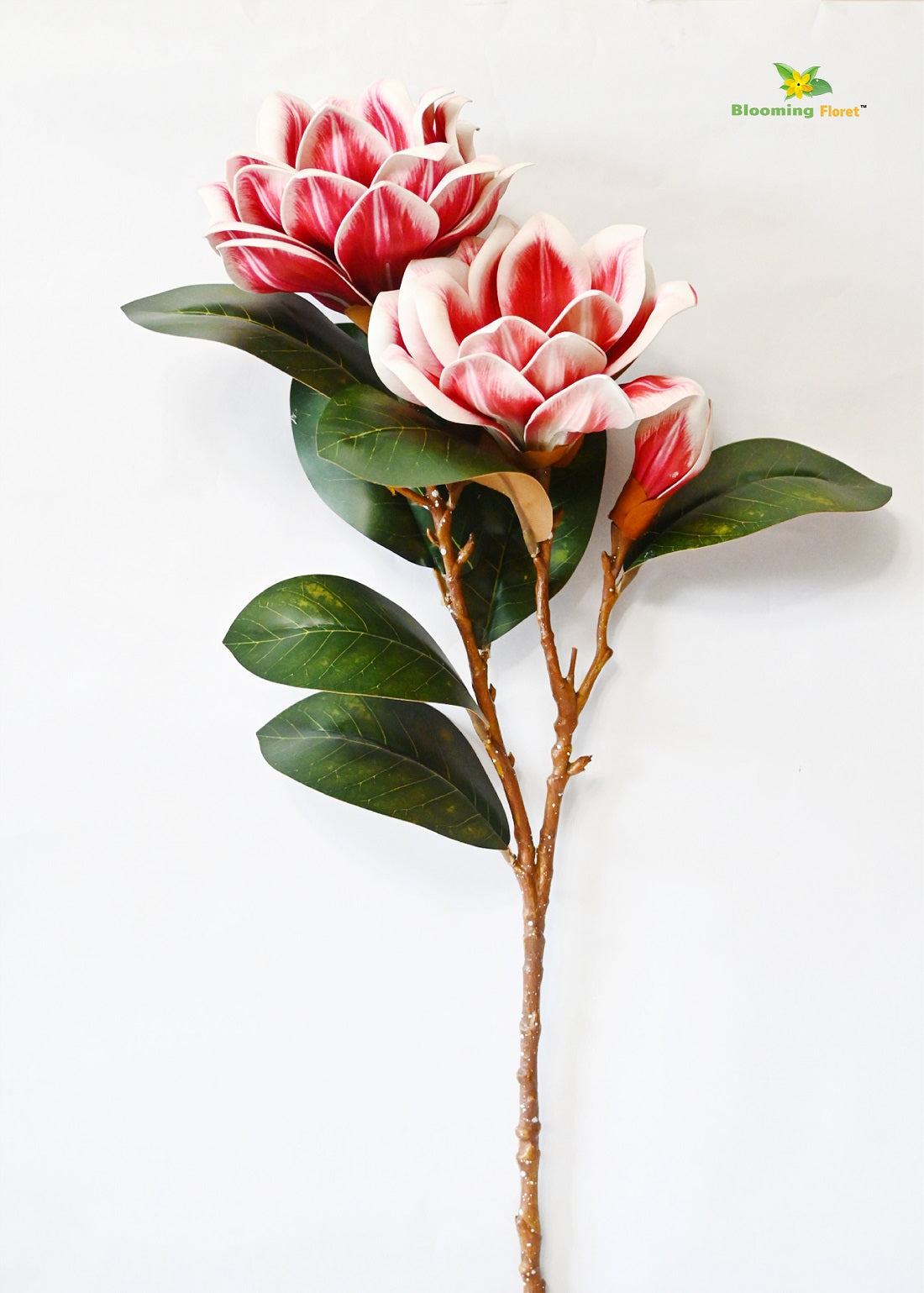 Artificial Magnolia Flower Branch – Elegant Decor in Multiple Colors (78.7 cm)