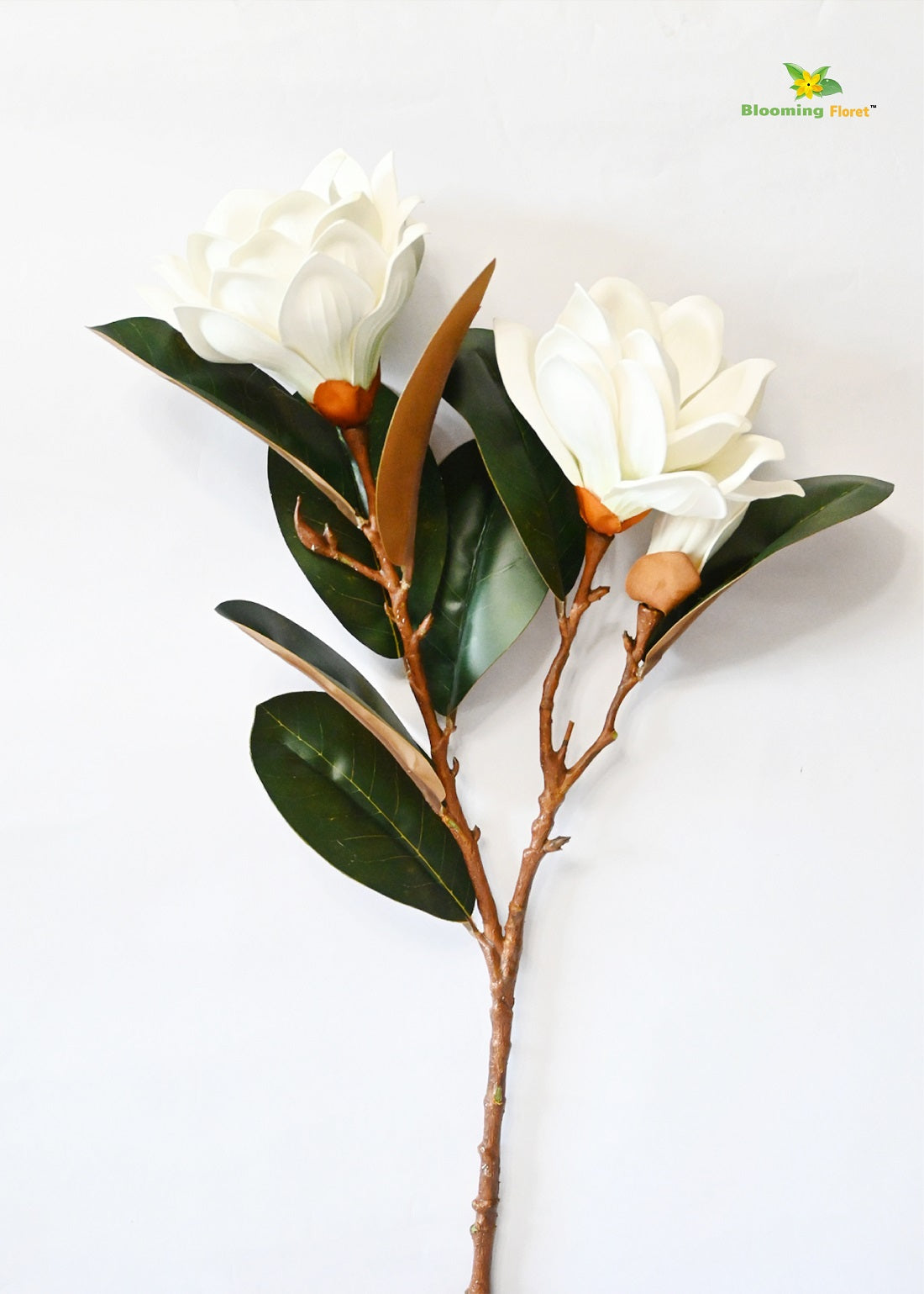 Artificial Magnolia Flower Branch – Elegant Decor in Multiple Colors (78.7 cm)