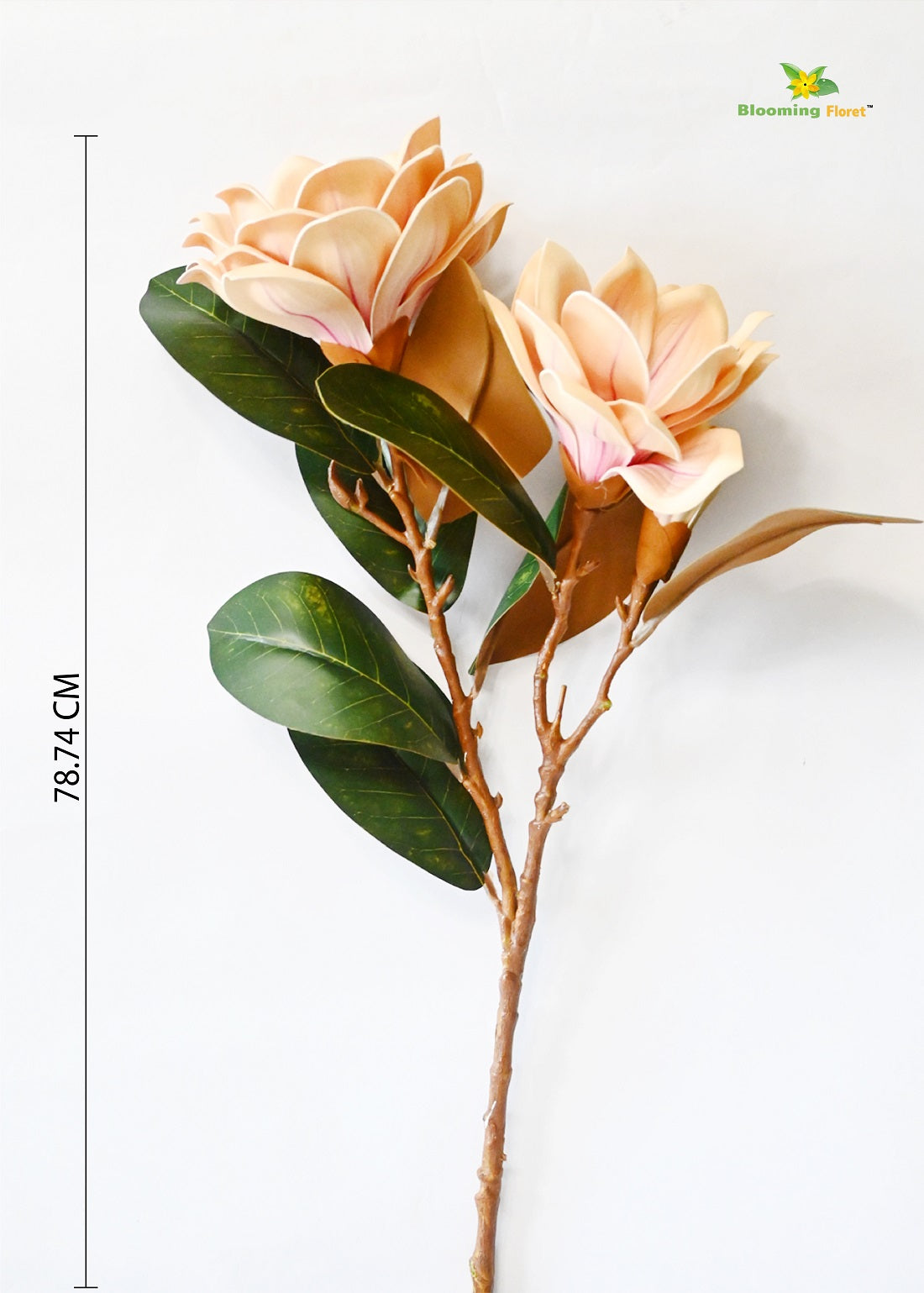 Artificial Magnolia Flower Branch – Elegant Decor in Multiple Colors (78.7 cm)