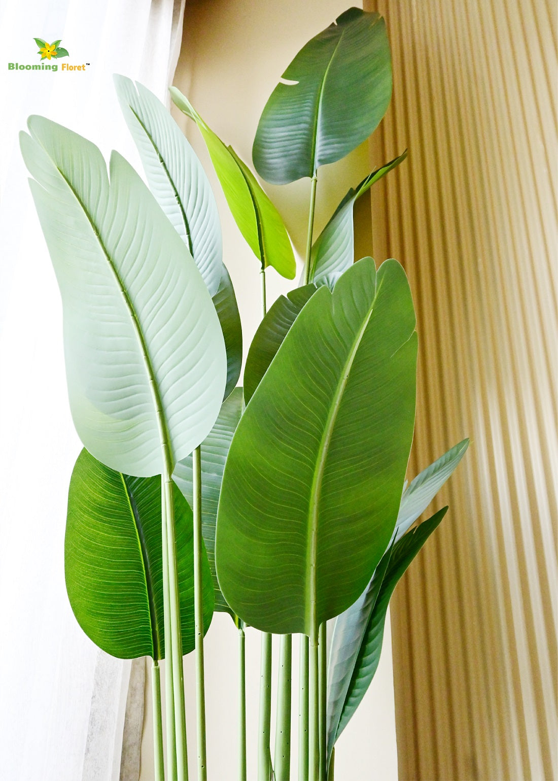 Artificial Banana Leaf Plant – Vibrant Indoor Greenery (86.6 Inches)