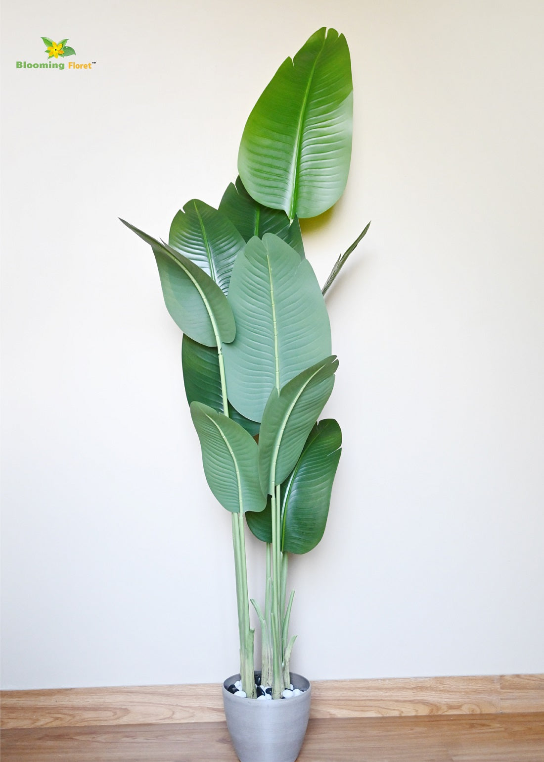 Realistic Artificial Banana Leaf Faux Plant (70.8 Inches)