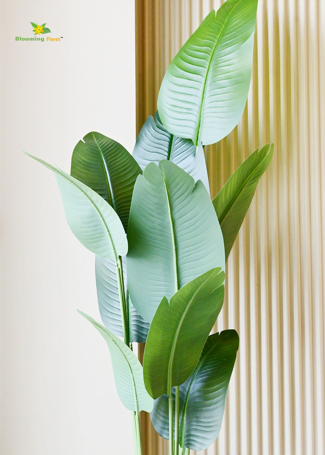 Realistic Artificial Banana Leaf Faux Plant (70.8 Inches)