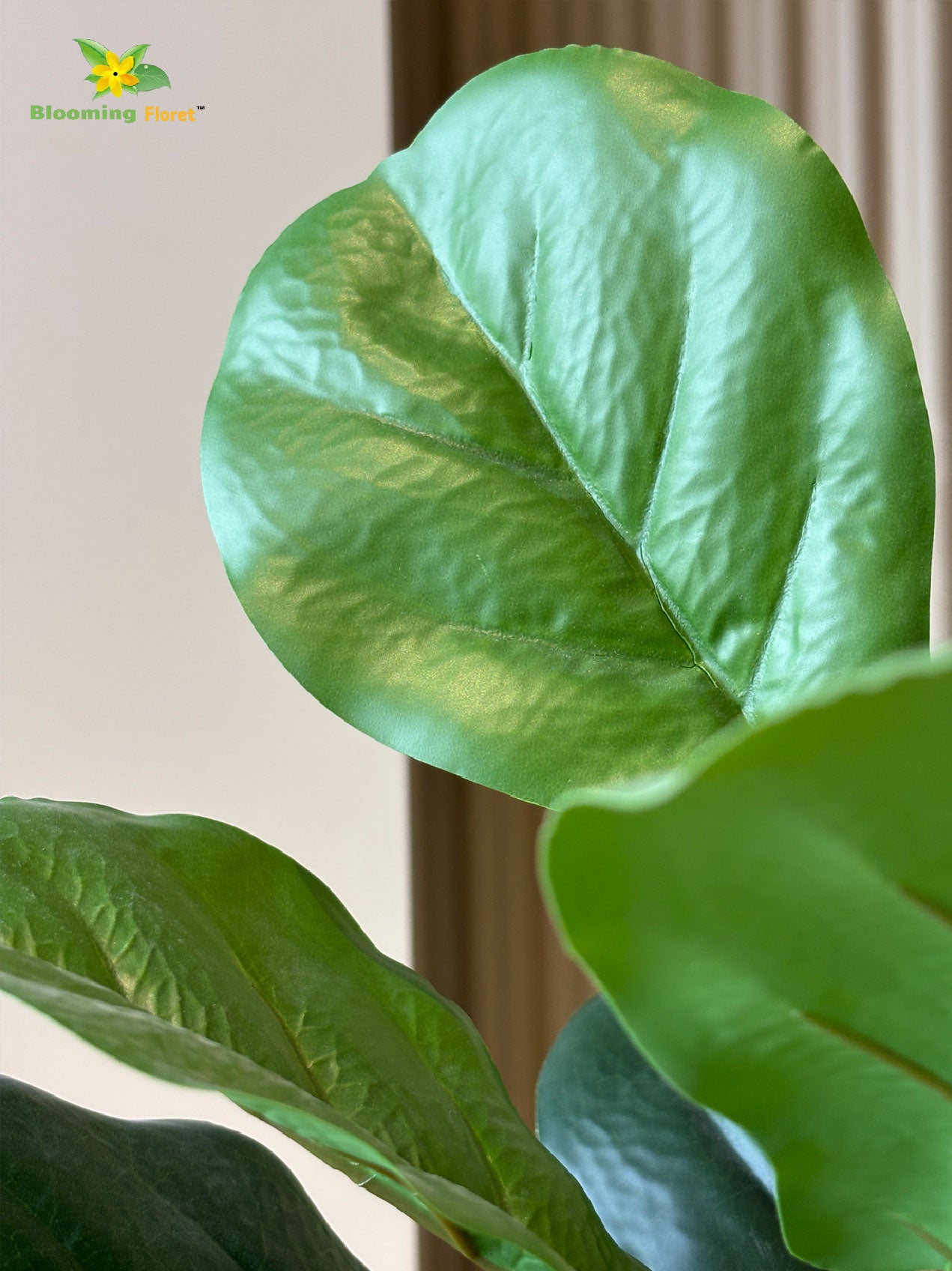 Blooming Floret Artificial Fig Plant – 170 cm, with Basic Pot