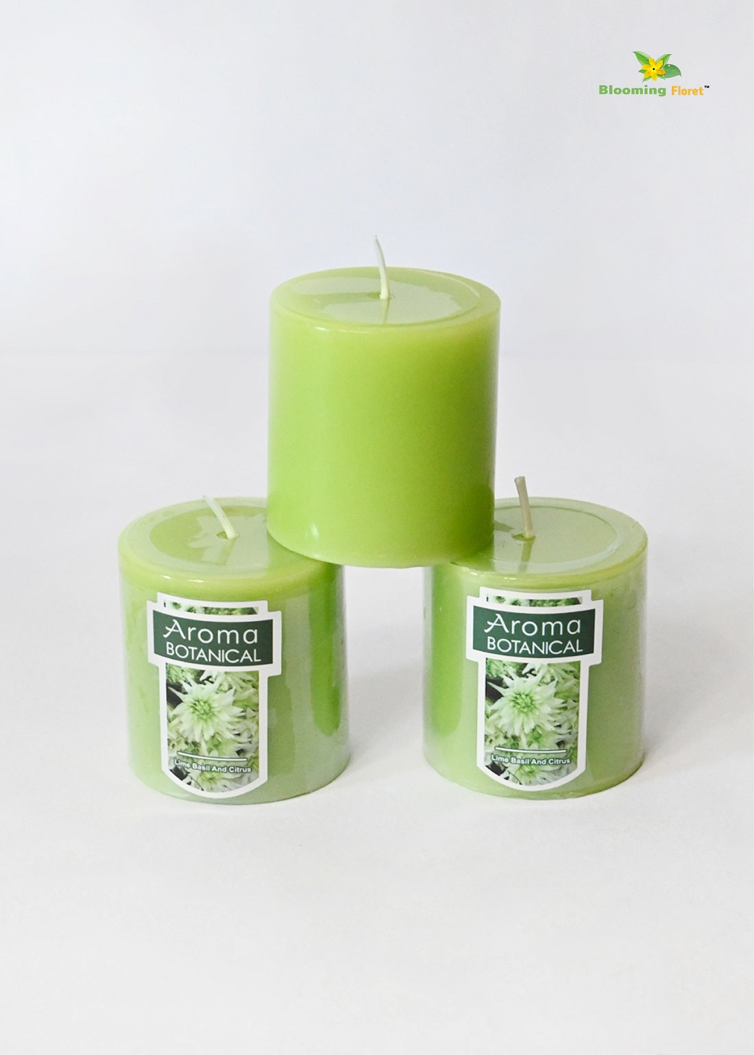 Scented Pillar Candles - Sets of 2