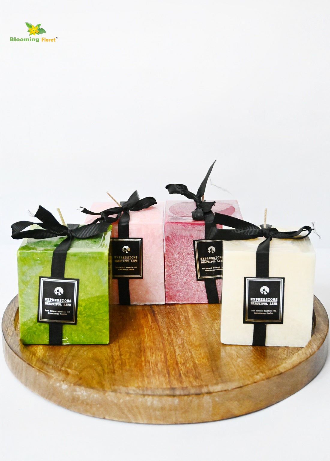 Scented Square Candle Expressions - Set of 2