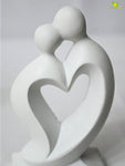 Couple Love Heart Figurine