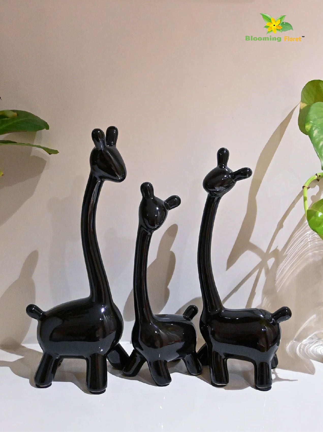 Artistry Giraffe Trio Set - Black