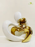 Romantic Heart Lover Sculpture