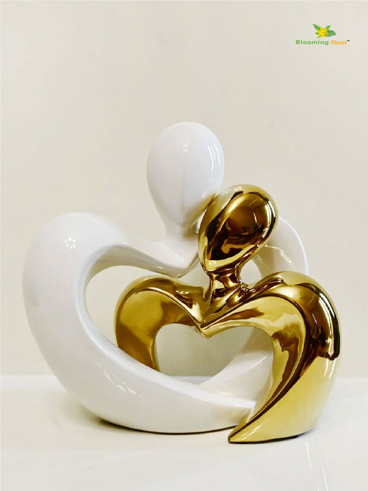 Romantic Heart Lover Sculpture