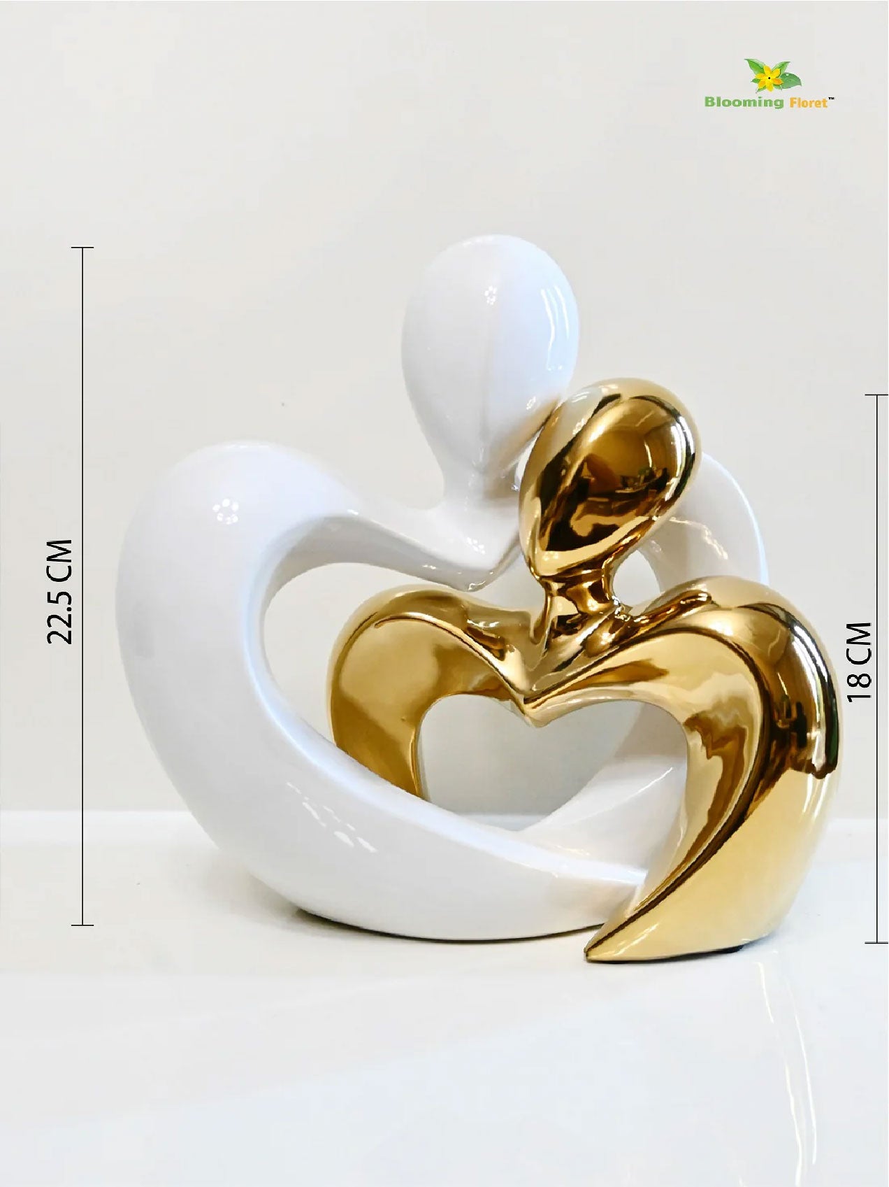 Romantic Heart Lover Sculpture